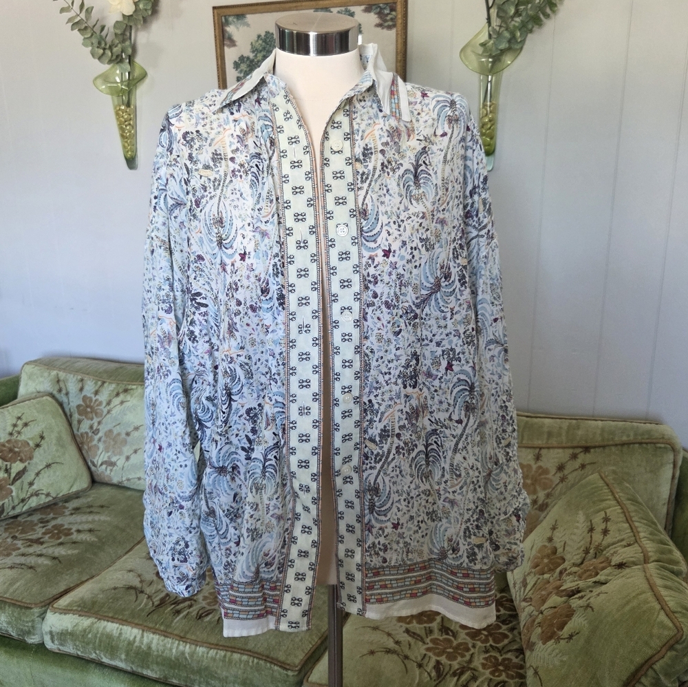 Max Studio Multicolor Floral Blouse